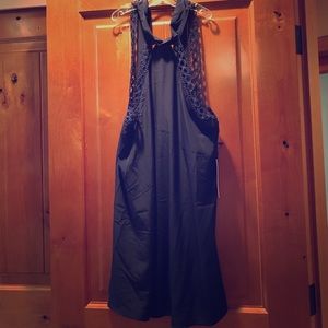 Navy Blue High Neck Lulus Dress