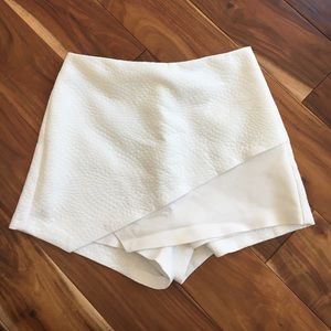 Topshop Asymmetrical Wrap Skort