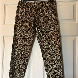 Gold Foil Leggings
