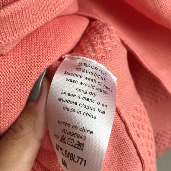 ❤️ LAST NEW Oversized Coral Sweater - Picture 6 of 6