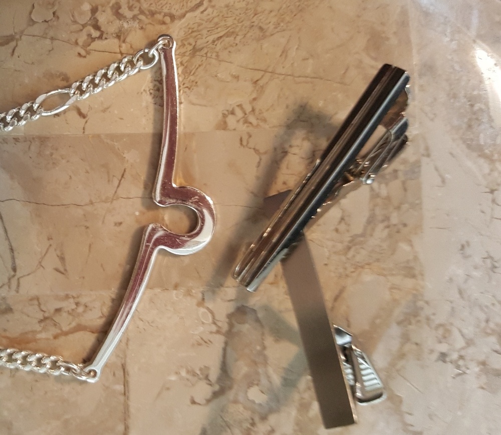 Tie clips lot of 3