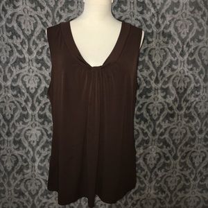 Jaclyn Smith xxl brown top