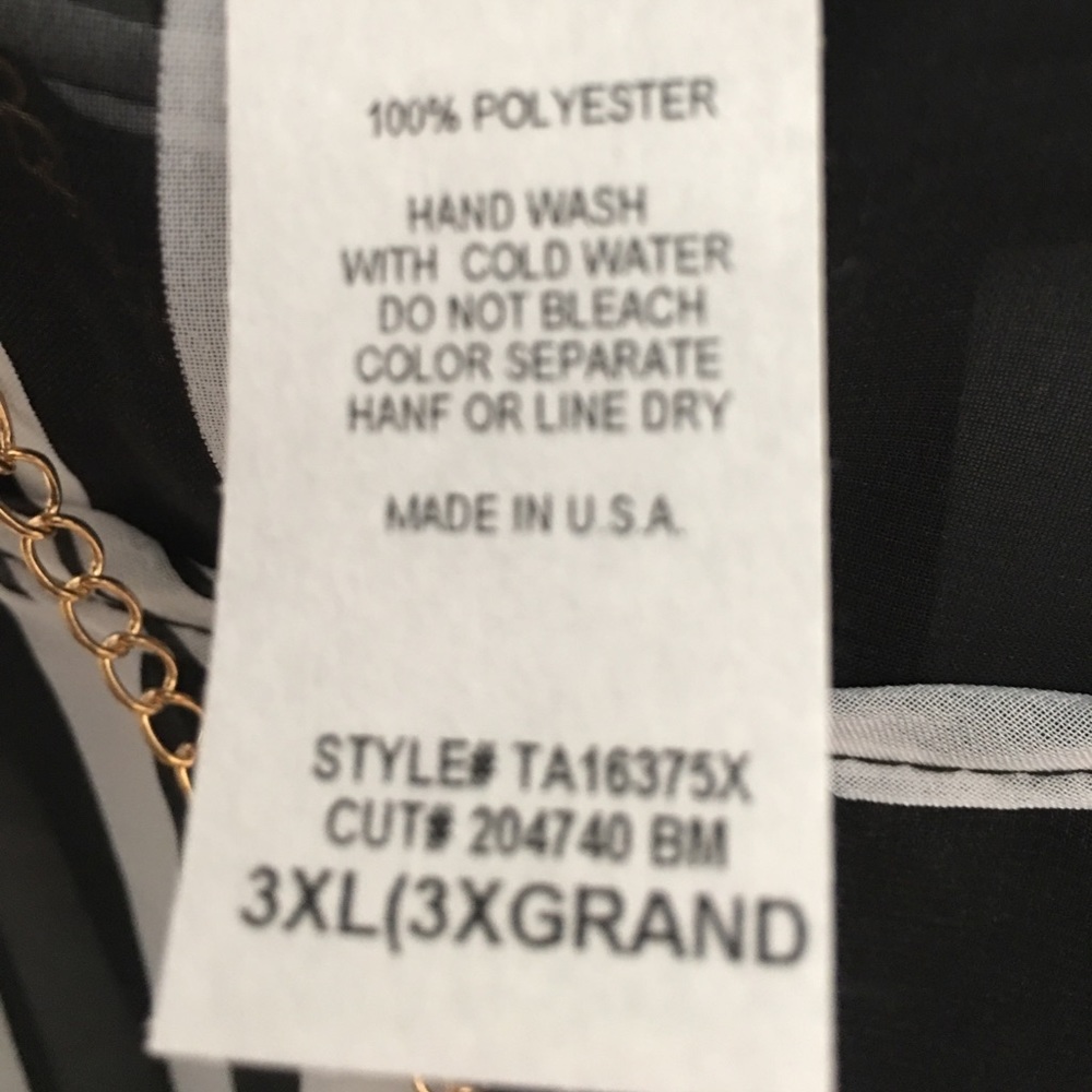 Sheer striped batwing sleeve top size various - Picture 4 of 8