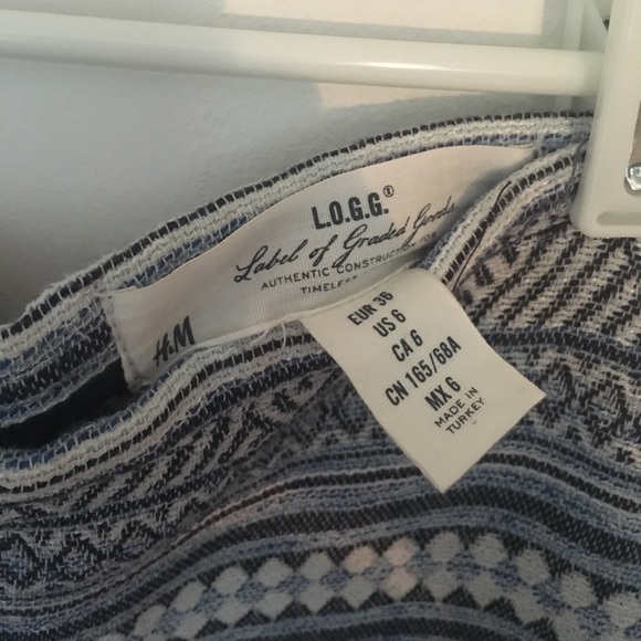 H&M blue mini pencil skirt - Picture 4 of 5