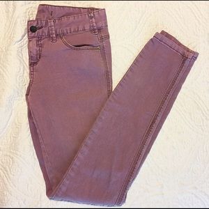 NWOT Free People Lavender STRETCH Skinny 26R