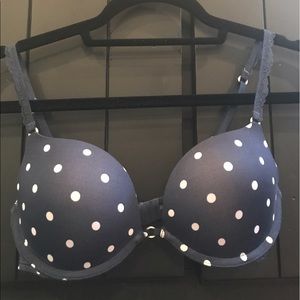 Gilly Hicks "Reese" Push 'Em Up Bra 34C