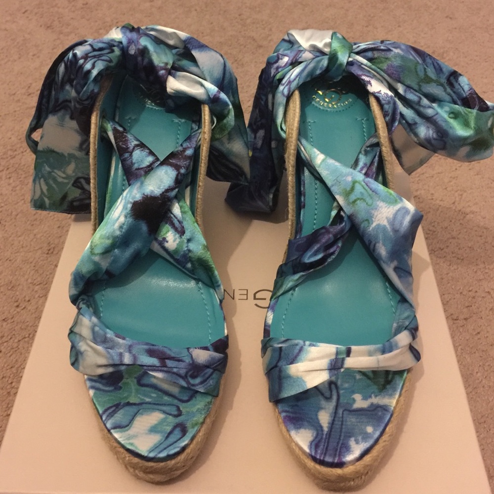 BCBGeneration wrap sandals