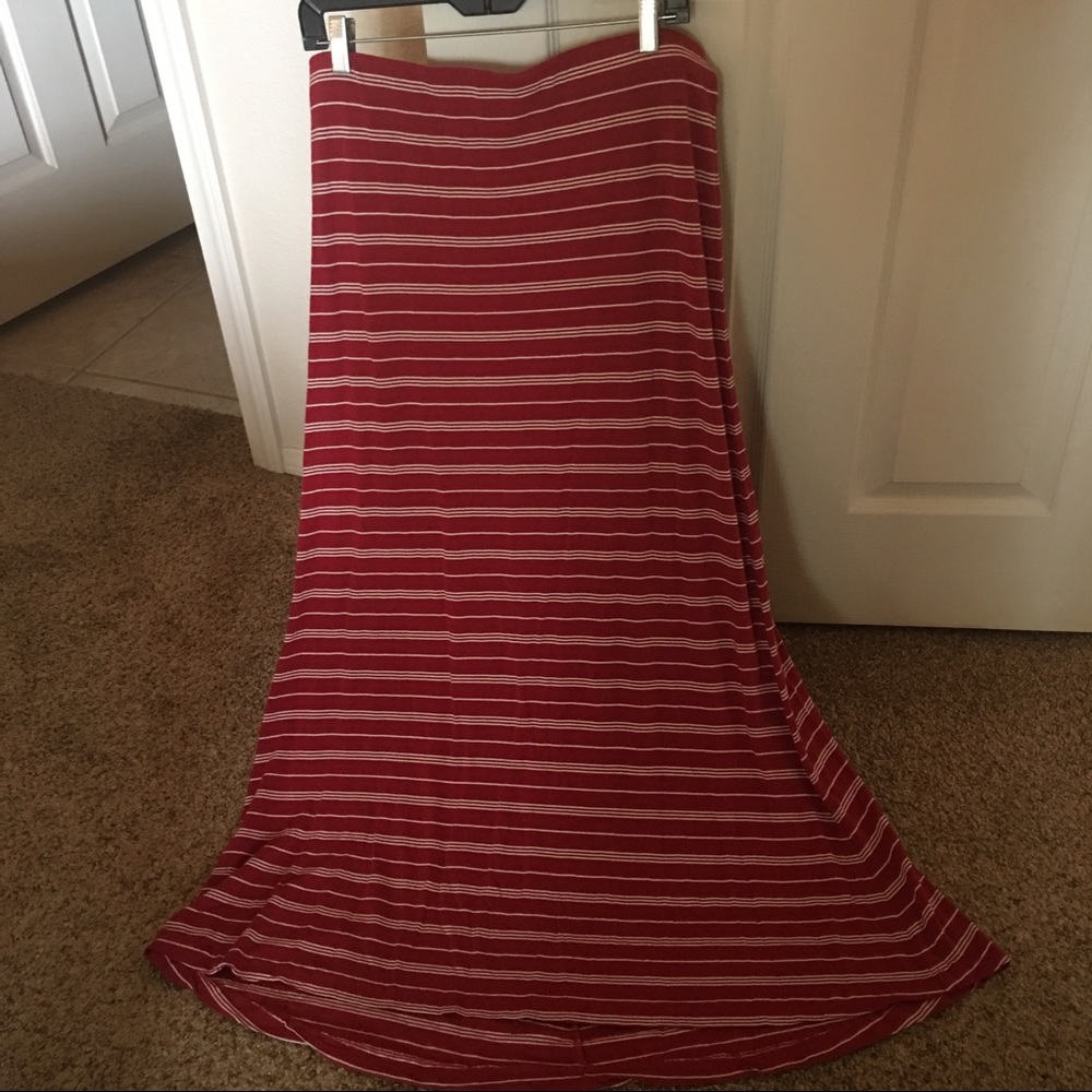 Ralph Lauren High Low Maxi Skirt