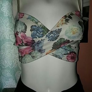 Floral crop top