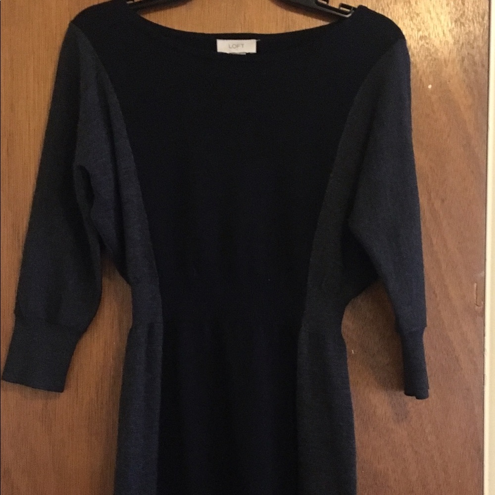 Black and gray dress