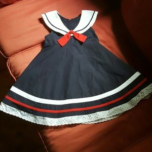 Toddler Girl - Sailor Style Dress 18 mo.