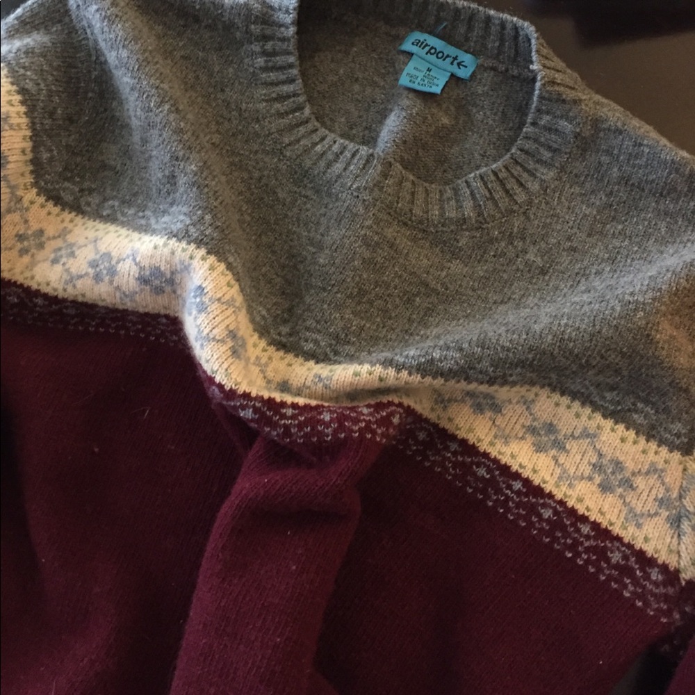 Apres ski winter wool sweater