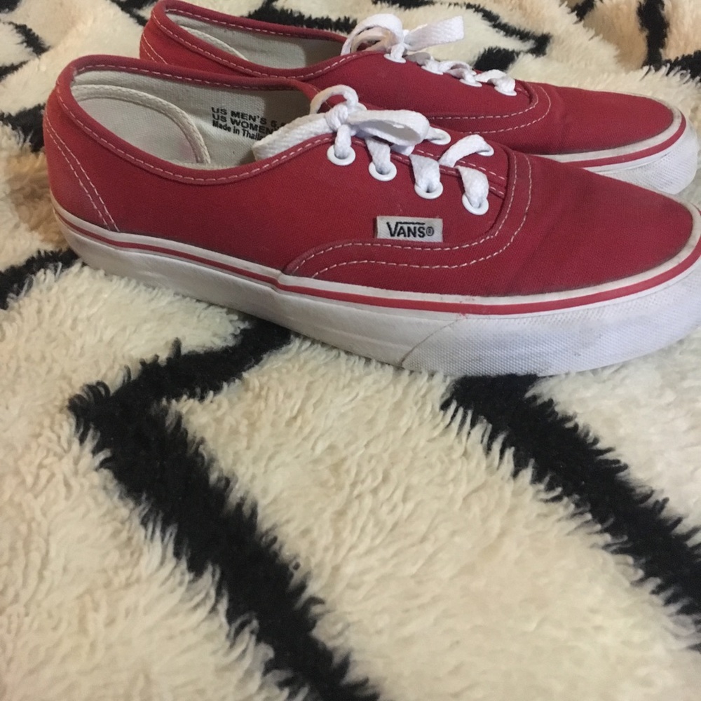 red classic vans