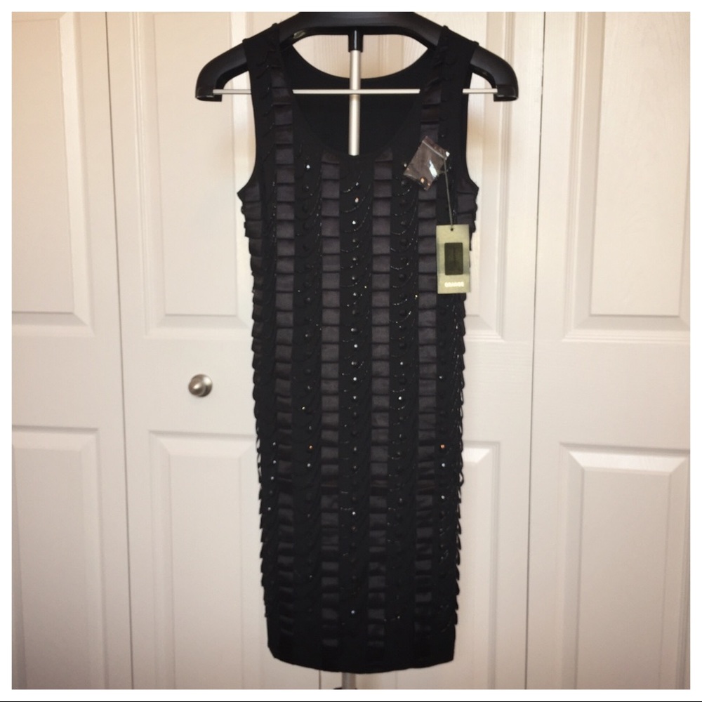 Beaded Black Dress
