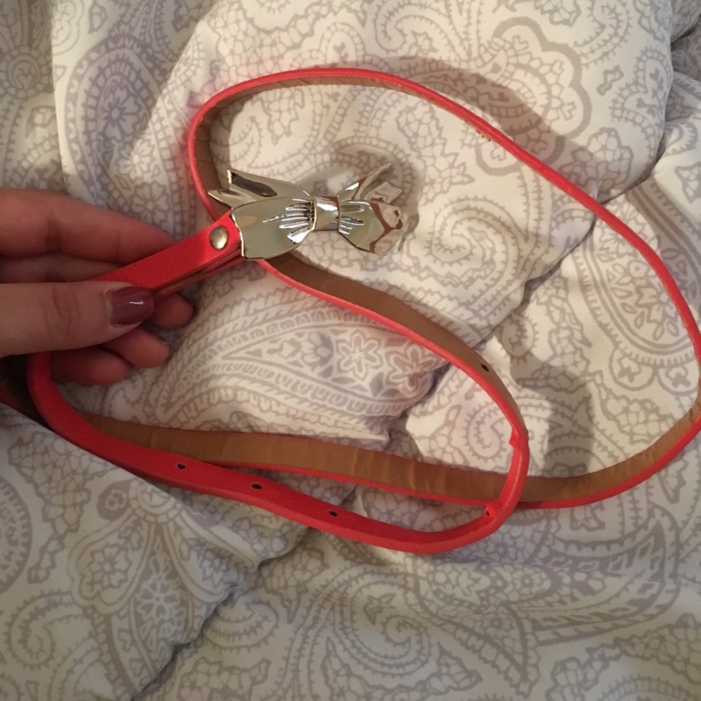 Coral Bow Belt
