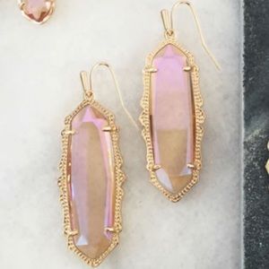 Kendra Scott Francie Earrings - Iridescent Peach