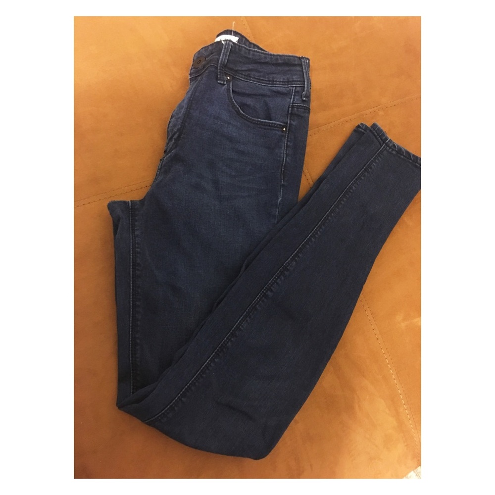 Dark Wash Skinny High Waist Jeans