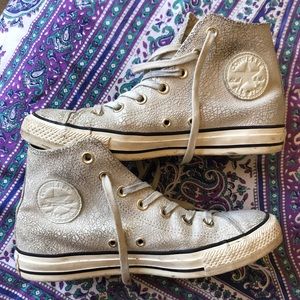 Converse - All Stars - Metallic White Opal - 8