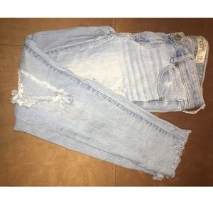Destroyed A&F Jeans