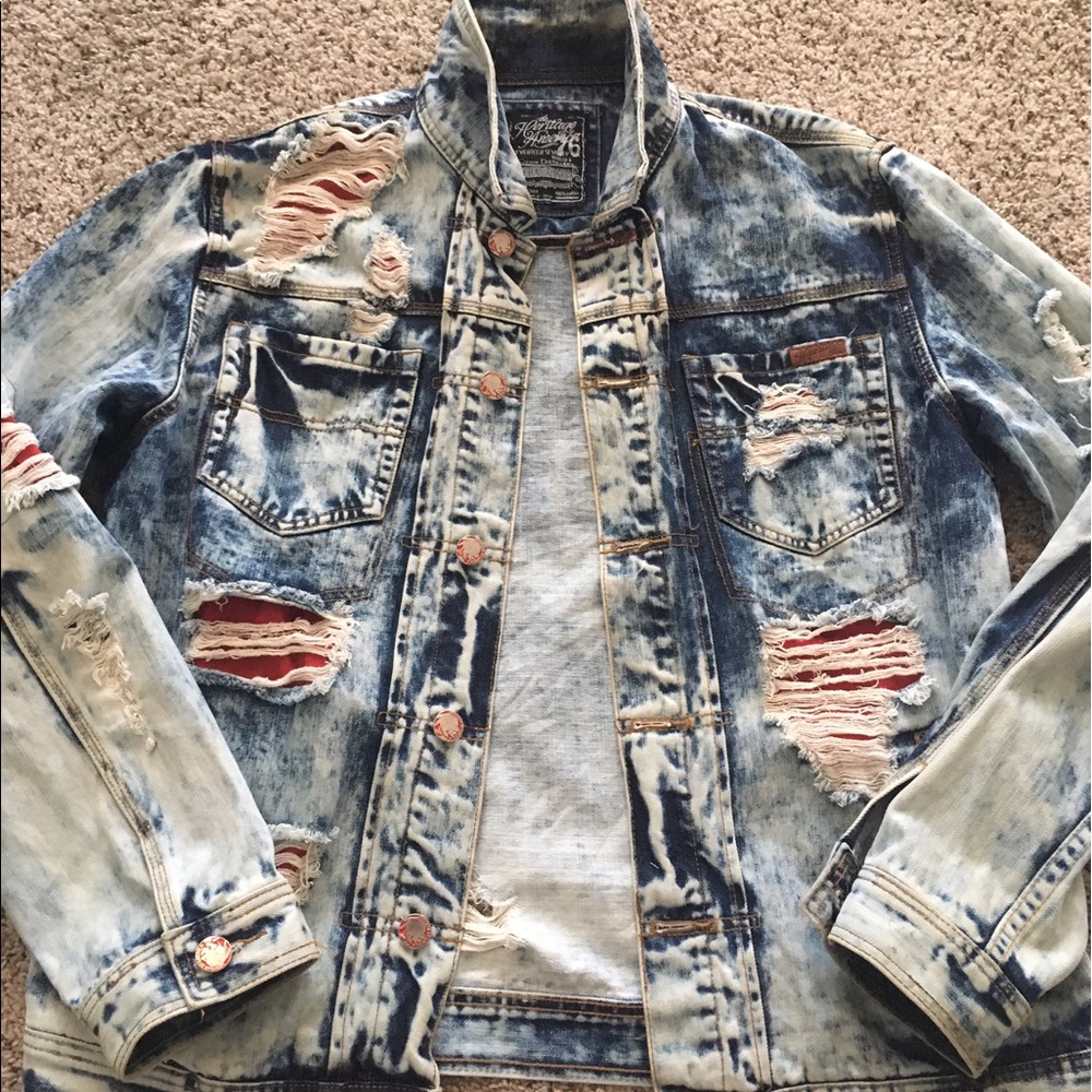 Heritage Distressed Denim Jacket