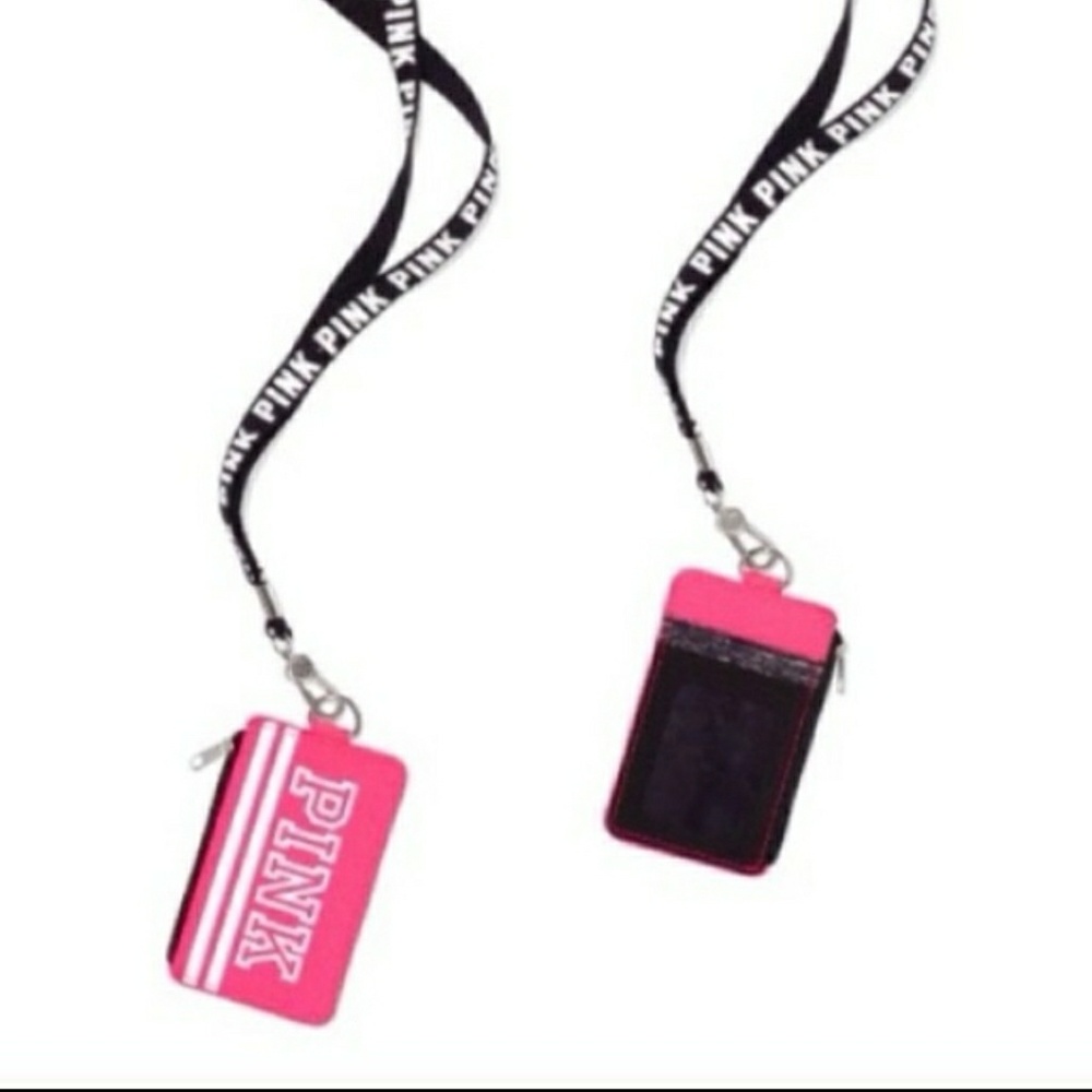 RARE VS PINK LANYARD/ID CASE