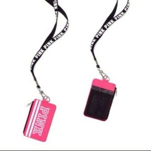 RARE VS PINK LANYARD/ID CASE