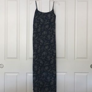 Spaghetti Strap Floral Maxi Dress