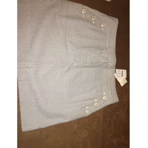 NWT Seersucker J Crew Skirt
