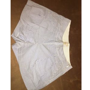 Seersucker J Crew Shorts
