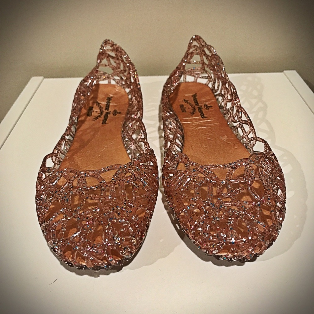 VIVIENNE WESTWOOD x MELISSA Glitter Jelly Flats