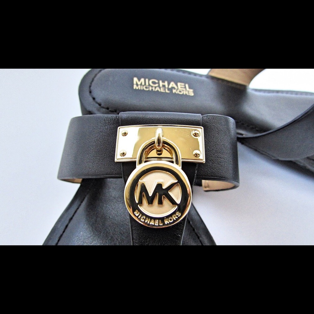 Michael Kors Hamilton flats Black Size 5 M NWT