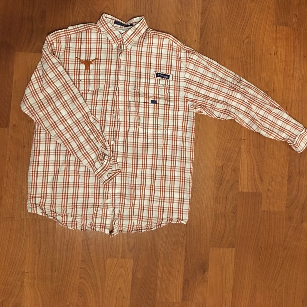 Texas Longhorn button down shirt. Like New!!!