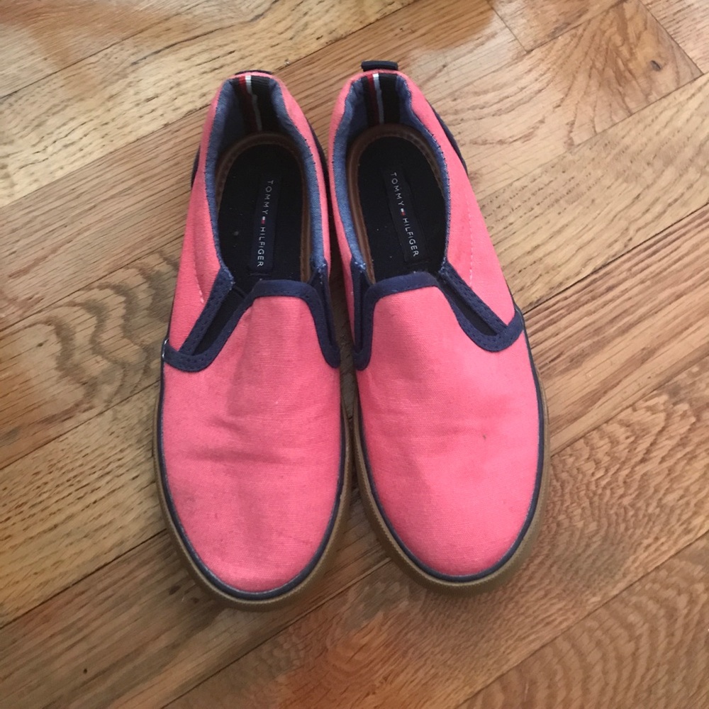 Girls Tommy Hilfiger Pink Sneakers