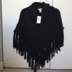 Chunky Knit Poncho