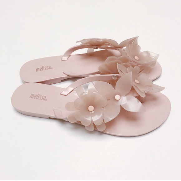 melissa flower flip flops