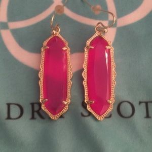 Kendra Scott Fran Earrings - Pink Agate