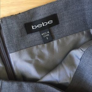 Bebe pencil skirt with cute lace detail