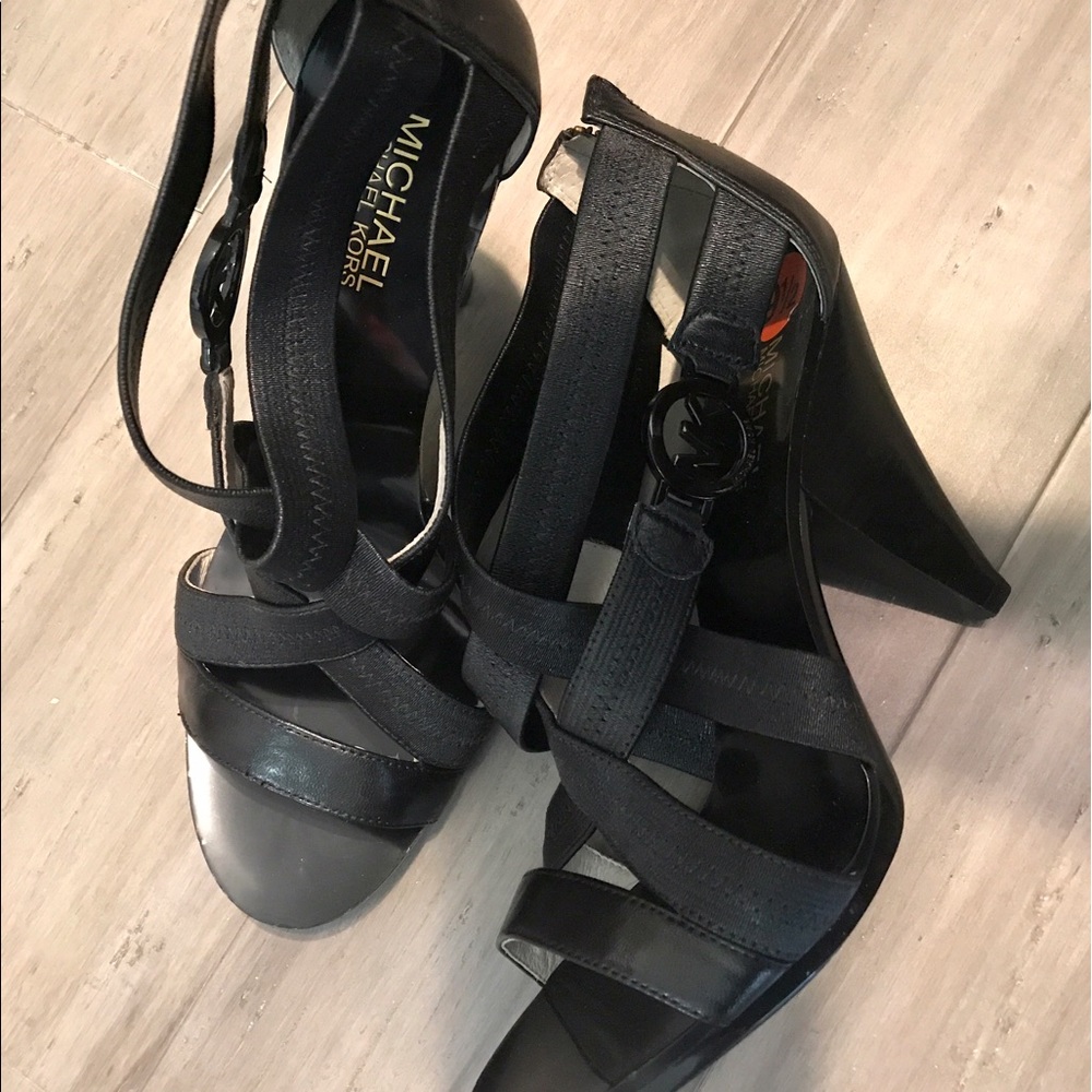 High heeled sandals