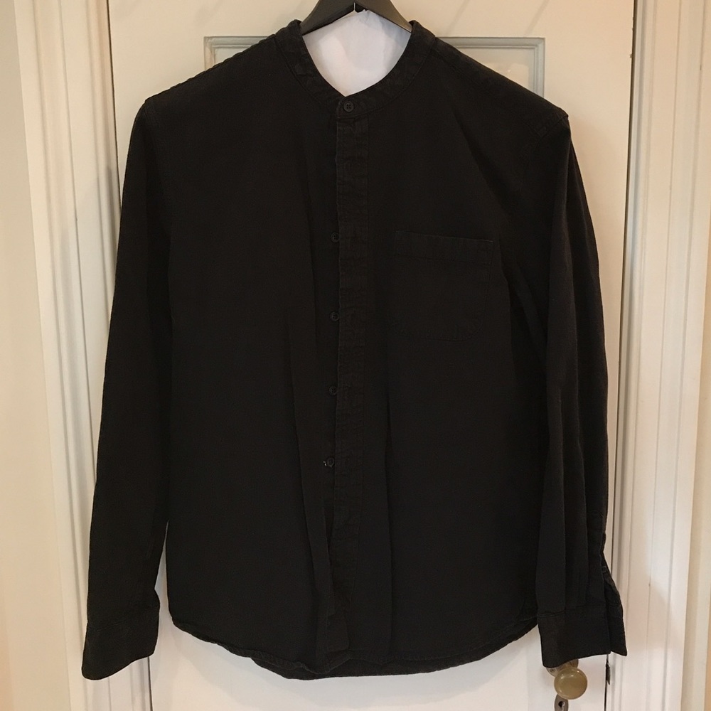 Topman All Black Button down