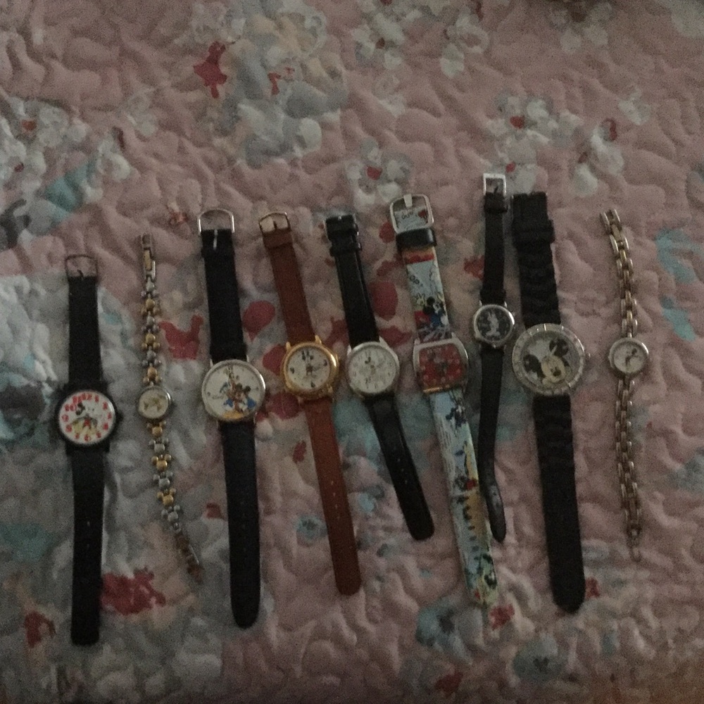 Mickey Mouse watches what I have left...