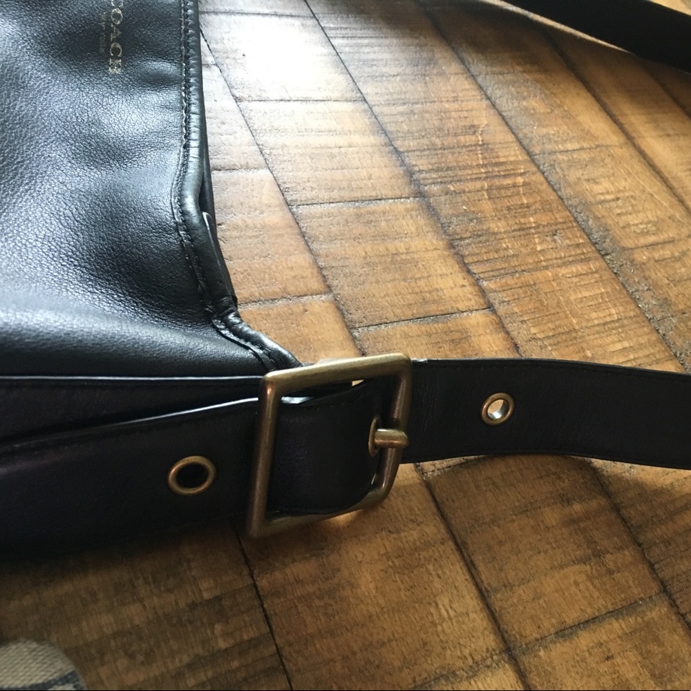 Black studded coach purse and wristlet bundle - Picture 3 of 8