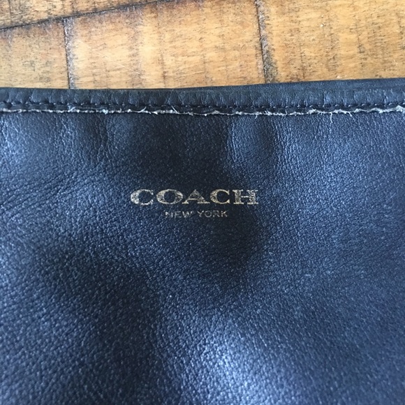 Black studded coach purse and wristlet bundle - Picture 2 of 8