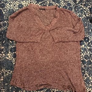 Brandy Melville maroon knit sweater