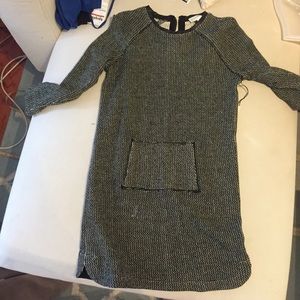 Black & White tweed White+Warren dress