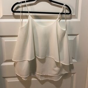 *White Spaghetti Strap blouse*