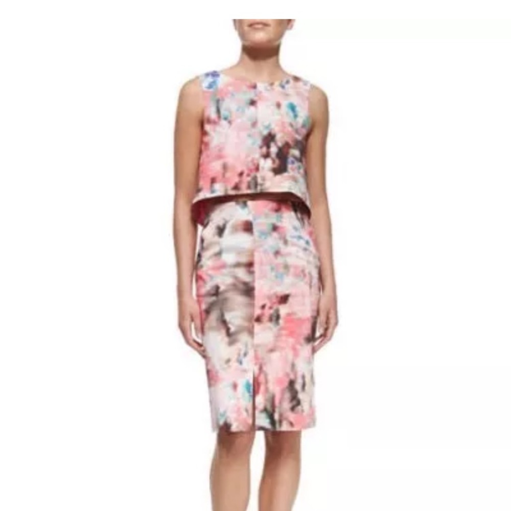 Black Halo - Kacie Two Piece Printed Dress - Sz 2