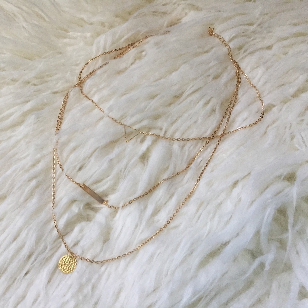 ⭐️Last One⭐️ Delicate layered necklace NWOT - Picture 3 of 5