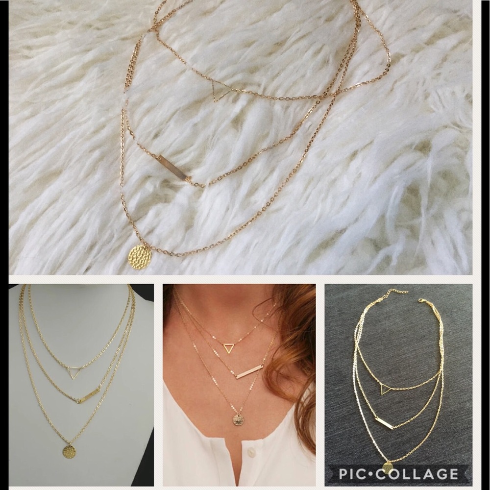 ⭐️Last One⭐️ Delicate layered necklace NWOT - Picture 2 of 5