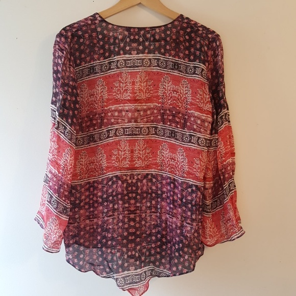 SALE! ⚡Silk Printed Top - Picture 4 of 7