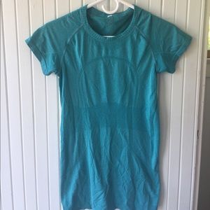 Lululemon Athletica blue shirt